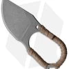 Jake Hoback Jeremiah Johnson Fixed Blade Knife Brown Cord Wrap (2" Stonewash) 1 Jake Hoback Jeremiah Johnson Fixed Blade Knife Brown Cord Wrap (2" Stonewash) -Knife Shop Hoback Knives Jeremiah Johnson JJ Neck Knife FDE Wrap SW BHQ 118007 jr