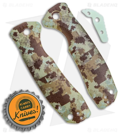 Honey Badger Knives Medium Handle Set Camo G-10 4 Honey Badger Knives Medium Handle Set Camo G-10 - Image 2