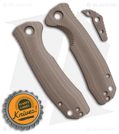 Honey Badger Knives Medium Handle Set Desert Tan G-10 4 Honey Badger Knives Medium Handle Set Desert Tan G-10 - Image 2