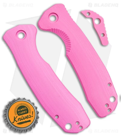 Honey Badger Knives Large Handle Set Pink G-10 4 Honey Badger Knives Large Handle Set Pink G-10 - Image 2