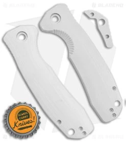 Honey Badger Knives Large Handle Set White G-10 -Knife Shop Honey Badger Knives White G 10 Handle Set Large BHQ 154298 jr bottlecap