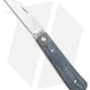 Jack Wolf Knives Laid Back Jack Slip Joint Knife Black Micarta (2.8" Satin)