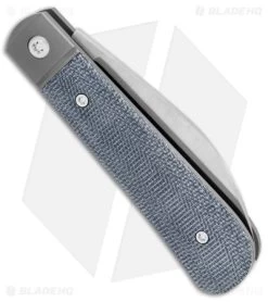 Jack Wolf Knives Laid Back Jack Slip Joint Knife Black Micarta (2.8" Satin) 9 Jack Wolf Knives Laid Back Jack Slip Joint Knife Black Micarta (2.8" Satin) -Knife Shop Jack Wolf Knives Laid Back Jack Black Micarta SJ Satin BHQ 141944 jr side