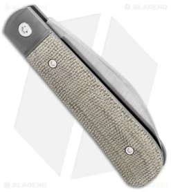 Jack Wolf Knives Laid Back Jack Slip Joint Knife OD Green Micarta (2.8" Satin) 9 Jack Wolf Knives Laid Back Jack Slip Joint Knife OD Green Micarta (2.8" Satin) -Knife Shop Jack Wolf Knives Laid Back Jack OD Green Micarta SJ Satin BHQ 141942 jr side