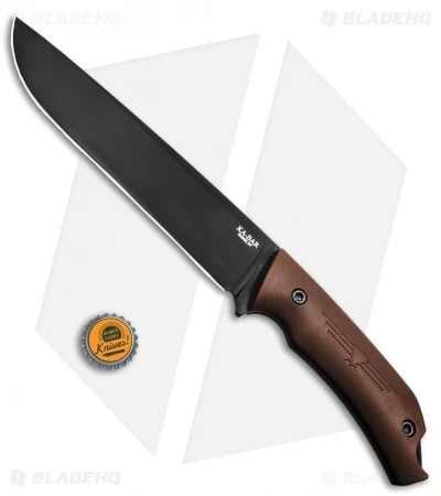 Ka-Bar Camp Turok Fixed Blade Knife Brown Ultramid (8" Black) 6 Ka-Bar Camp Turok Fixed Blade Knife Brown Ultramid (8" Black) - Image 4