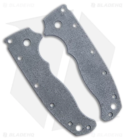 Karbadize Demko AD20.5 Black Micarta Replacement Scales 3 Karbadize Demko AD20.5 Black Micarta Replacement Scales