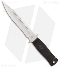 Katz Knives Alley Kat Fixed Blade Knife Black Kraton (6.5" Satin) 6006