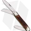 Katz Knives Stockman Drop Point Pocket Knife 3.6" Brown Jigged Bone KZSDPS -Knife Shop Katz Knives Stockman Drop Point Brown Jigged Bone BHQ 55761 er