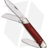 Katz Knives Stockman Drop Point Pocket Knife 3.6" Cherry Wood SDPCW -Knife Shop Katz Knives Stockman Drop Point Cherry Wood BHQ 55759 er