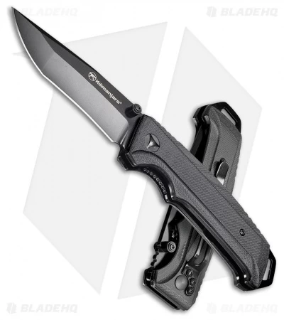 Kilimanjaro Allatro Spring Assisted Knife Black G-10 (3.25" Black) 910117 4 Kilimanjaro Allatro Spring Assisted Knife Black G-10 (3.25" Black) 910117 - Image 2