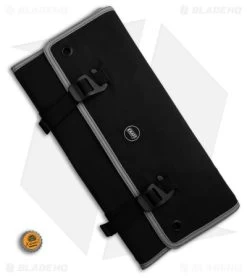 KNAFS Burrito Grande EDC Storage Roll Carry Case - Black Waxed Canvas -Knife Shop Knafs CO Burrito Grande EDC Storage Roll Carry Case Black Waxed Canvas BHQ 181080 td size