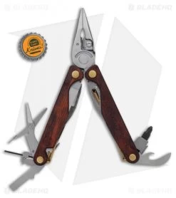 Leatherman Charge Plus Damascus/Wood Multi Tool W/ Nylon Sheath (18-in-1) 832785 -Knife Shop Leatherman Charge Plus Wood Damascus CF 832825 BHQ 105665 jr bottlecap