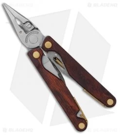 Leatherman Charge Plus Damascus/Wood Multi Tool W/ Nylon Sheath (18-in-1) 832785 -Knife Shop Leatherman Charge Plus Wood Damascus CF 832825 BHQ 105665 jr closed