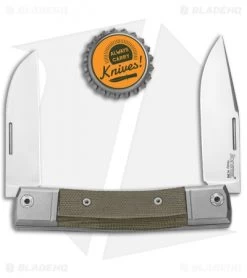 LionSteel BestMan 2-Bladed Traditional Knife Green Micarta (2.88" Satin) BHQ 9 LionSteel BestMan 2-Bladed Traditional Knife Green Micarta (2.88" Satin) BHQ -Knife Shop LionSteel BestMan 2 Bladed Tradition SJ Green Micarta Satin BM13 CVG BHQ 94386 jr bottlecap