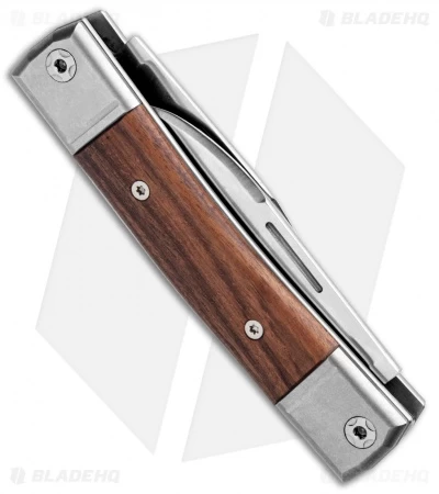 LionSteel BestMan 2-Bladed Traditional Knife Santos Wood (2.88" Satin) 5 LionSteel BestMan 2-Bladed Traditional Knife Santos Wood (2.88" Satin) - Image 3