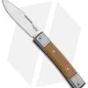 LionSteel BestMan Slip Joint Knife Natural Micarta (2.8" Satin)
