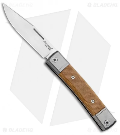 LionSteel BestMan Slip Joint Knife Natural Micarta (2.8" Satin) 3 LionSteel BestMan Slip Joint Knife Natural Micarta (2.8" Satin)