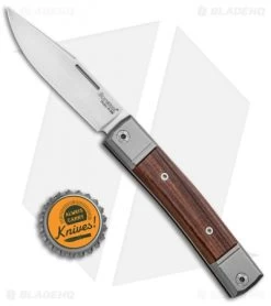 LionSteel BestMan Traditional Slip Joint Knife Santos Wood (2.88" Satin) -Knife Shop LionSteel BestMan Tradition SJ Santos Wood Satin BM1 ST BHQ 94376 jr bottlecap 2