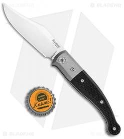 LionSteel Gitano Traditional Slip Joint Knife Black G-10/Ti (3.25" Satin) 9 LionSteel Gitano Traditional Slip Joint Knife Black G-10/Ti (3.25" Satin) -Knife Shop LionSteel Gitano Traditional SJ Black G 10 Ti Satin GT01 GBK BHQ 101981 jr bottlecap