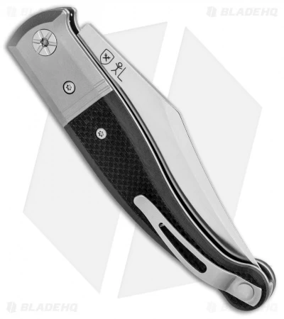 LionSteel Gitano Traditional Slip Joint Knife Black G-10/Ti (3.25" Satin) 5 LionSteel Gitano Traditional Slip Joint Knife Black G-10/Ti (3.25" Satin) - Image 3