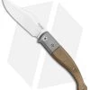 LionSteel Gitano Traditional Slip Joint Knife Green Micarta/TI (3.25" Satin) -Knife Shop LionSteel Gitano Tradtional SJ Green Canvas Micarta Ti Satin GT01 CVG BHQ 101979 jr