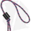 Lynch Northwest Short Grooved Bead W/ USA Flag Lanyard - Black DLC