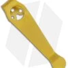 Lynch Northwest Spyderco Pocket Clip Short Titankote (SS Gold Titankote)