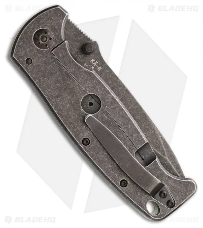 MARSER Kampfer 6 Frame Lock Knife Camo G-10 (3.75" Black Stonewash) 4 MARSER Kampfer 6 Frame Lock Knife Camo G-10 (3.75" Black Stonewash) - Image 2