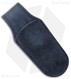 MKM Leather Pocket Knife Sheath - Dark Blue