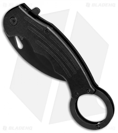 Mantis Karambit Spring Assisted Knife Black G-10 (2.75" Black) 4 Mantis Karambit Spring Assisted Knife Black G-10 (2.75" Black) - Image 2