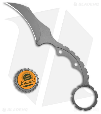 Max Venom DMaX V Fighter Karambit Neck Knife (2.5" Stonewash) 6 Max Venom DMaX V Fighter Karambit Neck Knife (2.5" Stonewash) - Image 4