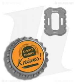 MecArmy KPT-1 Titanium Lanyard Bead (Sandblasted) 9 MecArmy KPT-1 Titanium Lanyard Bead (Sandblasted) -Knife Shop MecArmy KPT 1 Ti Lanyard Bead Sandblasted BHQ 80493 er bottlecap