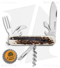 Mercury 7-in-1 Multi-Purpose Penknife Stag (3" Polish) 913-6DC -Knife Shop Mercury Multi Purpose Stag Handle 913 6DC BHQ 125004 jr bottlecap