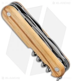 Mercury 9-in-1 Multi-Purpose Knife Olive Wood (3" Polish) 913-8LC 8 Mercury 9-in-1 Multi-Purpose Knife Olive Wood (3" Polish) 913-8LC -Knife Shop Mercury Multi Purpose Wood Handle 913 8LC BHQ 124933 jr side
