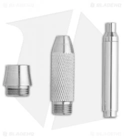 Mininch Xcissor Pen Full Set W/ Art Knife Module (Silver) -Knife Shop Mininch Xcissor Pen Silver Full Set Art Knife Module BHQ 88594 er module 2