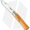 Opinel Knives No. 8 Carbon Steel Knife Beech Wood (3.25" Satin) -Knife Shop Opinel Knives No 10 SS Beech Wood Satin BHQ 14355 jr