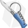 Opinel No. 2 Folding Knife Keychain Skyblue (1.38" Satin) -Knife Shop Opinel No. 2 Keychain Sky Blue Satin OP02049 BHQ 91201 jr