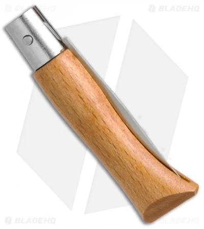Opinel No. 3 Carbon Steel Folding Knife Beechwood (1.5" Satin) #3 5 Opinel No. 3 Carbon Steel Folding Knife Beechwood (1.5" Satin) #3 - Image 3