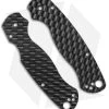Original GOAT Spyderco PM2 Replacement Scales - Expanded/Aluminum/Black -Knife Shop Original Goat Spyderco PM2 Replacement Scales Expanded Aluminum Black BHQ 177734 jr