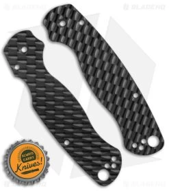Original GOAT Spyderco PM2 Replacement Scales - Expanded/Aluminum/Black -Knife Shop Original Goat Spyderco PM2 Replacement Scales Expanded Aluminum Black BHQ 177734 jr bottlecap