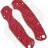 Original GOAT Spyderco PM2 Replacement Scales - OG2/Aluminum/Red -Knife Shop Original Goat Spyderco PM2 Replacement Scales OG2 Aluminum Red BHQ 177735 jr