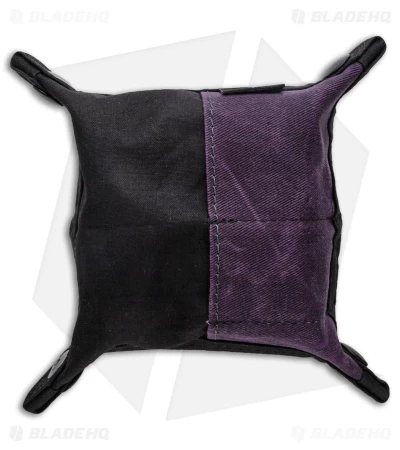 PNW Bushcraft EDC Travel Tray - Black/Purple Waxed Canvas 5 PNW Bushcraft EDC Travel Tray - Black/Purple Waxed Canvas - Image 3