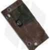 PNW Bushcraft EDC Travel Tray - Brown/OD Green Waxed Canvas -Knife Shop PNWBushcraft Brown OD Green Waxed Canvas EDC Travel Tray BHQ 176402 jr