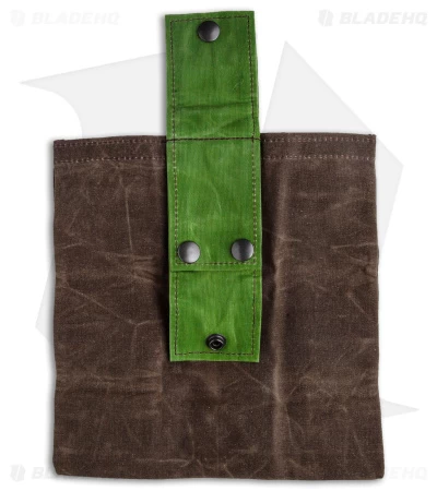 PNW Bushcraft Rugged Waxed Foraging Pouch Hip Bag - Brown OD/Green Canvas 5 PNW Bushcraft Rugged Waxed Foraging Pouch Hip Bag - Brown OD/Green Canvas - Image 3
