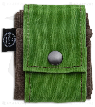 PNW Bushcraft Rugged Waxed Foraging Pouch Hip Bag - Brown OD/Green Canvas 3 PNW Bushcraft Rugged Waxed Foraging Pouch Hip Bag - Brown OD/Green Canvas