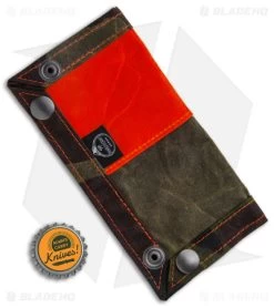 PNW Bushcraft EDC Travel Tray - Camo/Orange Waxed Canvas 9 PNW Bushcraft EDC Travel Tray - Camo/Orange Waxed Canvas -Knife Shop PNWBushcraft Camo Orange Waxed Canvas EDC Travel Tray BHQ 176403 jr bottlecap