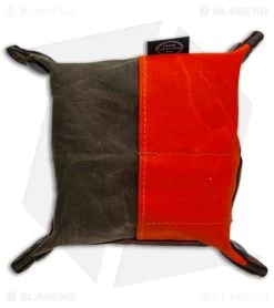 PNW Bushcraft EDC Travel Tray - Camo/Orange Waxed Canvas 8 PNW Bushcraft EDC Travel Tray - Camo/Orange Waxed Canvas -Knife Shop PNWBushcraft Camo Orange Waxed Canvas EDC Travel Tray BHQ 176403 jr bottom