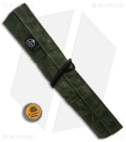 PNW Bushcraft Maple Pocket Knife Roll Waxed Canvas - OD Green -Knife Shop PNWBushcraft Maple Pocketknife Roll OD Green Waxed Canvas BHQ 176415 jr bottlecap 2