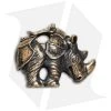 RUS Beads Shop Armored Rhinoceros Lanyard Bead - Bronze -Knife Shop RUS Beads Shop Armored Rhinoceros Lanyard Bead Bronze BHQ 77291 er