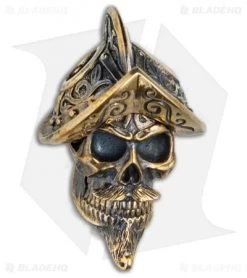 RUS Beads Shop Conquistador Lanyard Bead W/ Removable Helmet - Bronze